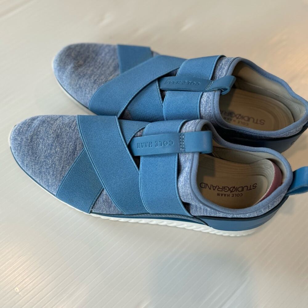 Cole Haan Studiogrand cross cross sneaker trainer blue size 6.5 - Picture 2 of 10